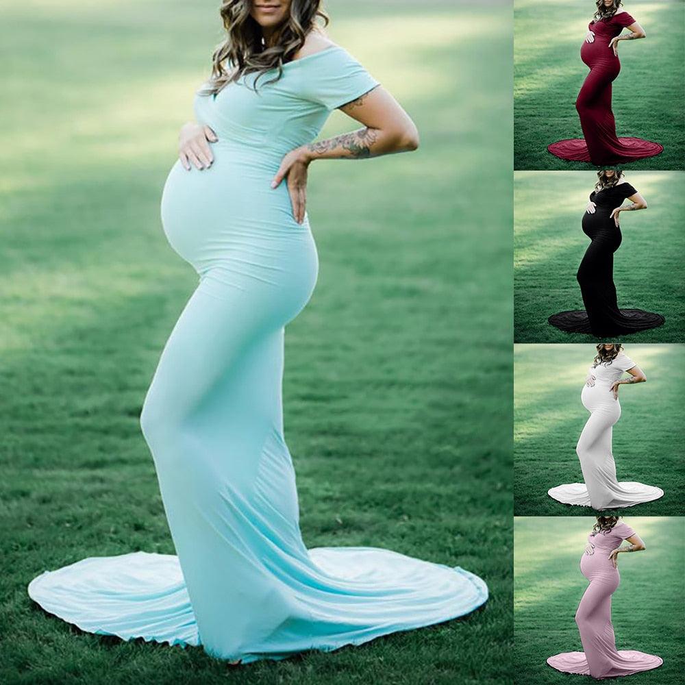 Great Maternity Photography Props - Pregnancy Photo Shooting Dresses - Maxi Maternity (1U5)(Z6)(Z8)(2Z1)