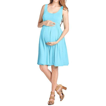 Maternity Vest Dresses - Maternity Solid Color Formal Dress - Casual O Deals DejaVu Maternity Vest Dresses - Maternity Solid Color Formal Dress - Casual O Deals DejaVu