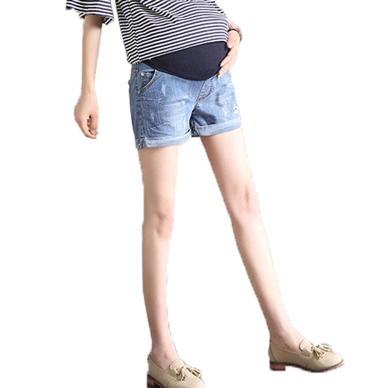 Great Maternity Jeans - Summer Thin Casual Loose - Plus Size Maternity Pants - Summer Shorts (Z2)