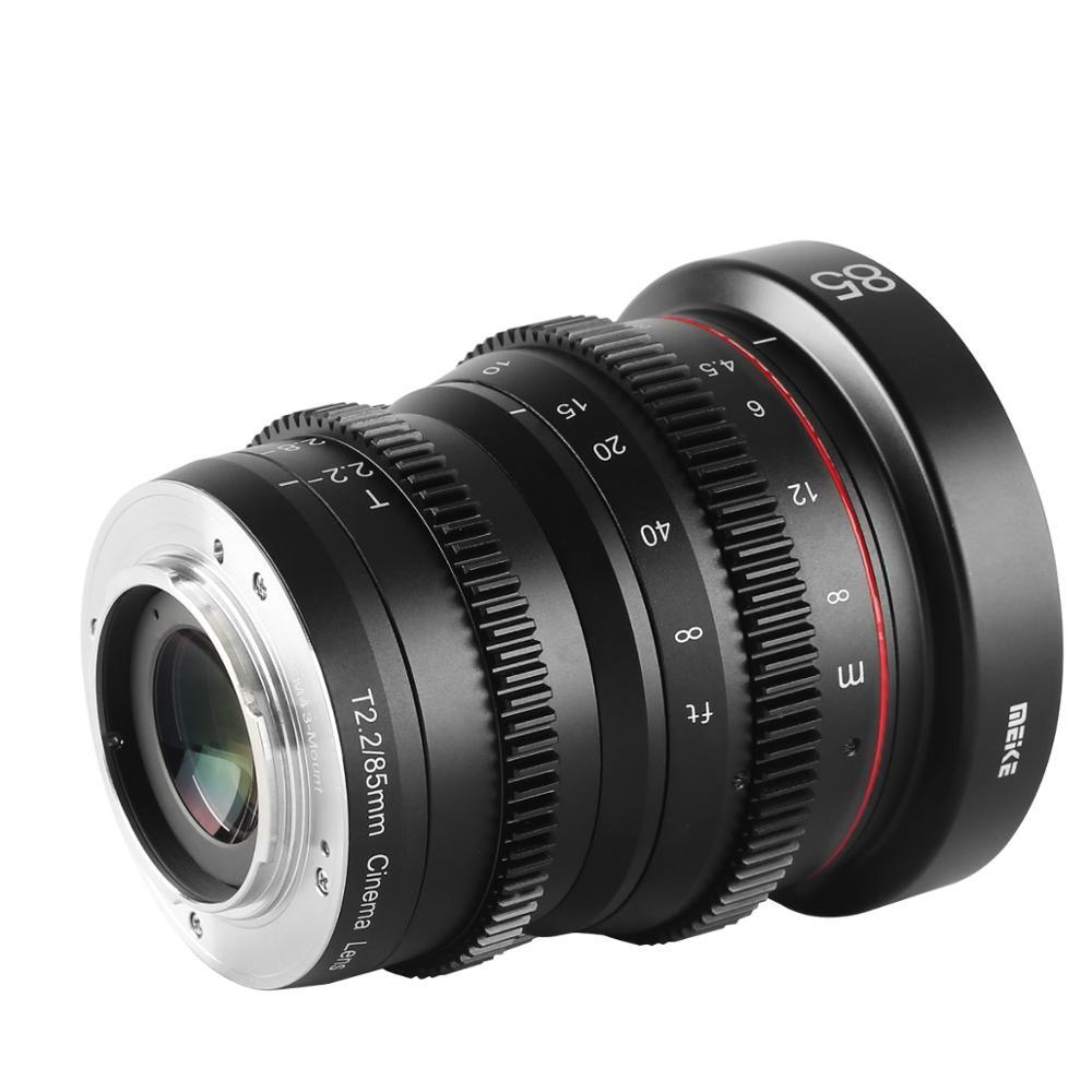 85mm T2.2 Large Aperture Manual Focus Prime 4K Cine Lens for Olympus Panasonic M43/ for Fujifilm X-Mount/ for Sony E-Mount (MC3)(1U54)