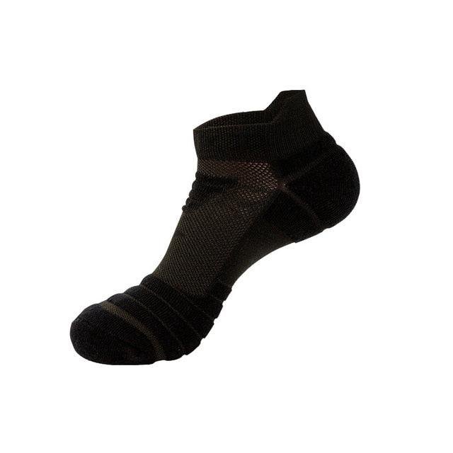 Men Anti-slip Sport Socks - Basketball Running Socks - Breathable Hiking Cycling Walking Outdoor Sock (1U92)