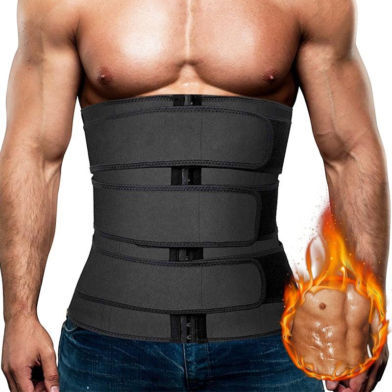 Latest Men Body Shaper Sauna Sweat Shapers belt Thermo Shapewear Slimming Girdle Workout Waist Trainer Corset Gym Abdomen Fat Burning(FHM1)(1U101)(1U9)(F101)