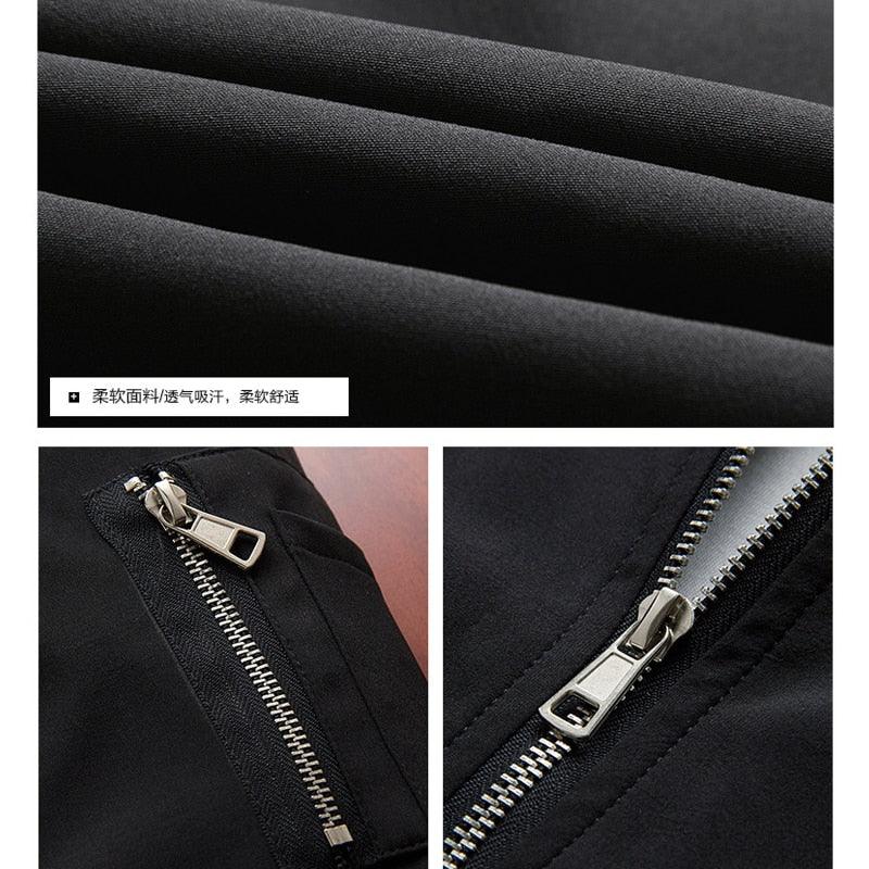 Men Bomber Jacket - Thin Slim Long Sleeve Baseball Jackets - Windbreaker Zipper Windbreaker Jacket (D100)(TM3)