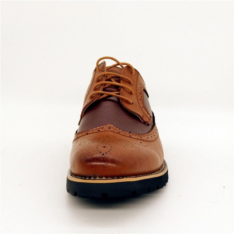 Formal Shoes - Low Top Men's Wedding Shoes - British Fashion Brogue Shoes (D14)(MSF2)(MSF1)(MSF4)