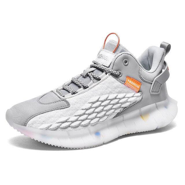 Men Casual Shoes Lace-up Sneakers - Men Shoes Hip Hop Lightweight Comfortable Sneakers (MSA2)(F15)