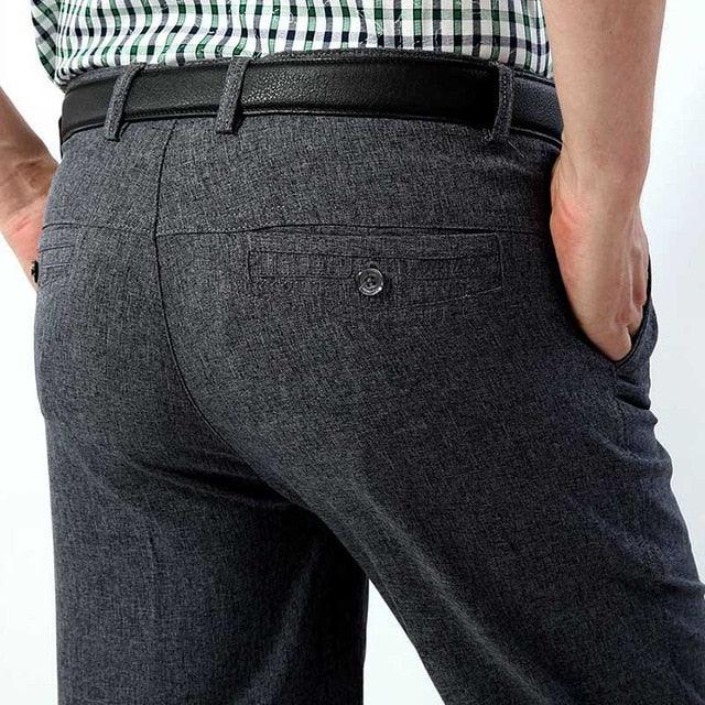 Classic Business Long Pants - Casual Loose Thin Breathable 10 Colors Trousers (TG1)