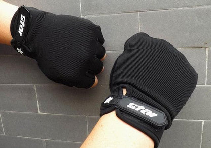 Fashion Gloves - Cycling Bike Fitness Sports Half Finger Gloves (3U87)