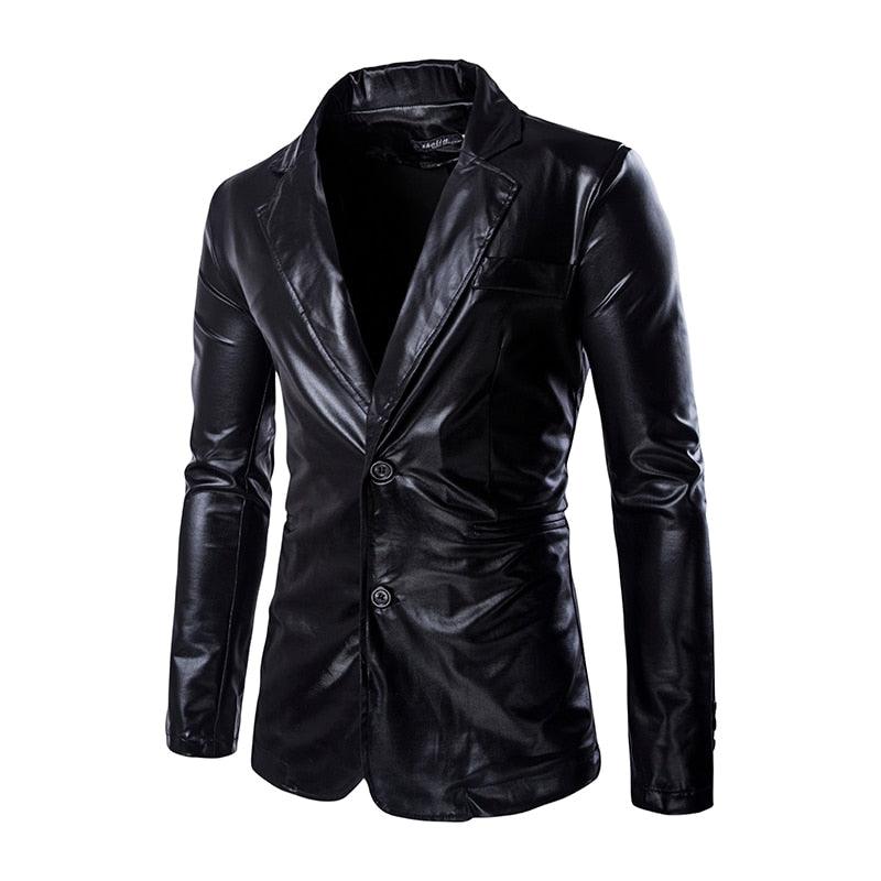 Men's Blazer - Performance Fitted Jacket Nightclub Slim Jacket (2U10)(2U11)