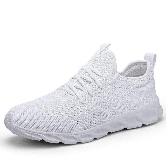 Men Light Running Shoes - Breathable Lace-up Jogging Sneakers - Anti-Odor (1U12)(1U15)
