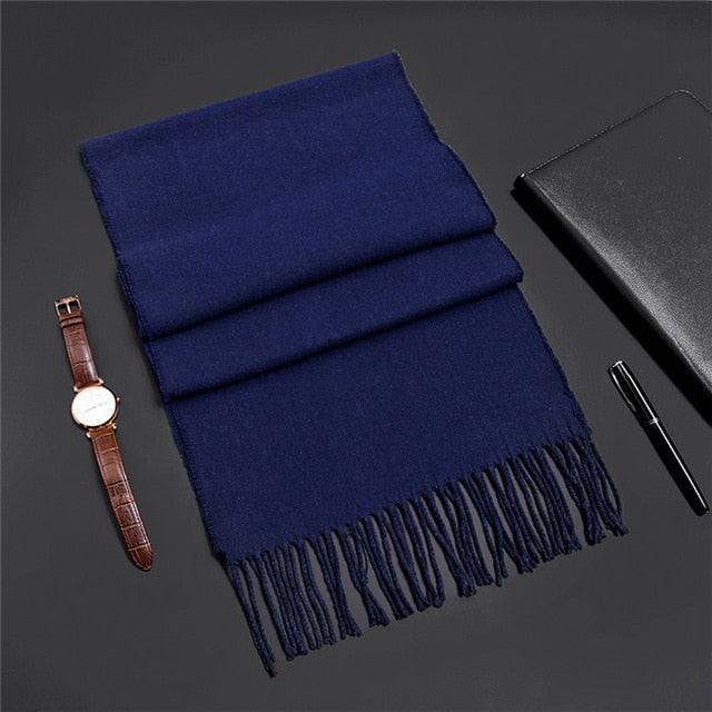 Men Plaid Check Warm Unisex Small Size 180*30cm Brand Designer Winter Cashmere Scarves (MA7)