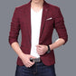 Men's Slim Autumn Suit Blazer - Business Fashion Male Suit Top Blazers (T2M)