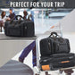 Men Travel Bag - Canvas Multifunction Leather Bags - Carry on Luggage Bag (LT3)(F78)