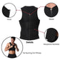 Men Waist Trainer Vest for Weight loss Neoprene Corset Body Shaper Zipper Sauna Tank Top Workout Shirt Black Plus Size S-4XL (FHM1)(1U101)(1U9)(F101)