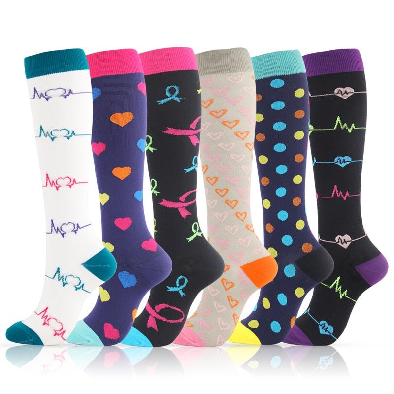 Amazing Compression Stockings Fit Socks - Anti Fatigue Pain Relief High Socks (3WH1)(2WH1)(F31)