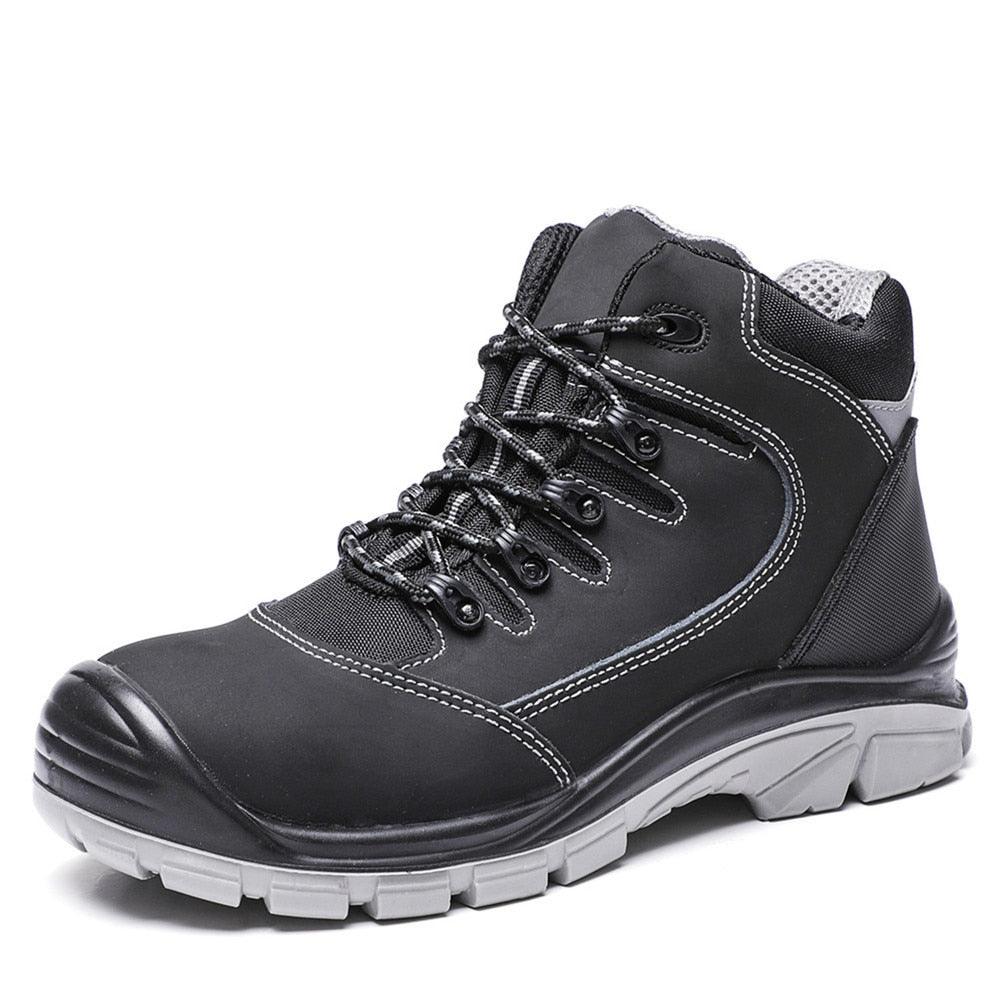 Great Men Work Safety Shoes - Water Resistant Non-Slip Industrial Boots (1U13)(1U16)