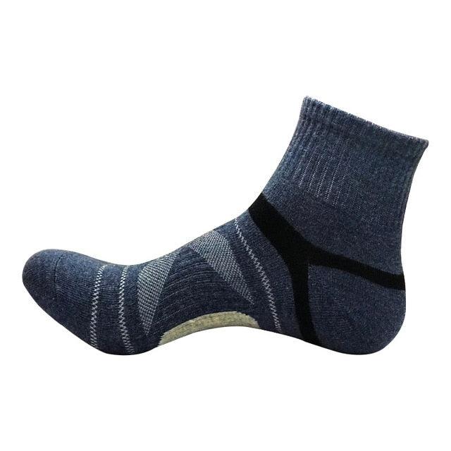 Men's Basketball Socks - Middle Socks Breathable Running Windproof Sport Socks (1U92)