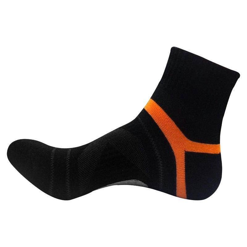 Men's Basketball Socks - Middle Socks Breathable Running Windproof Sport Socks (1U92)
