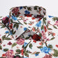 Men's Beach Floral Printed Casual Hawaiian Shirts - Design Long Sleeve Standard-fit Stylish Flowers Shirt (TM1)(CC1)