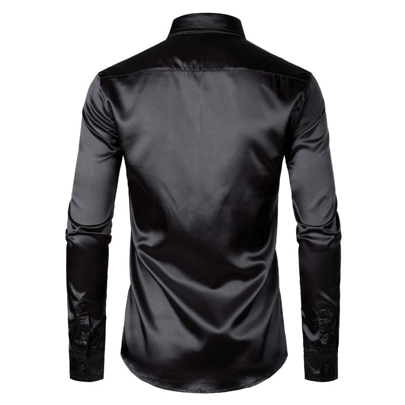 Trending Luxury Dress Shirts - Silk Smooth Men Shirt - Slim Fit (TM1)(T2G)(CC1)(F8)(F11)
