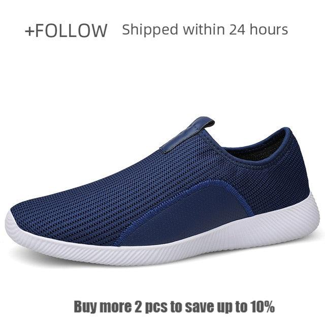 Men's Casual Shoes - Non-Leather Casual Sneakers - Breathable Jogging Shoes (1U12)(1U15)