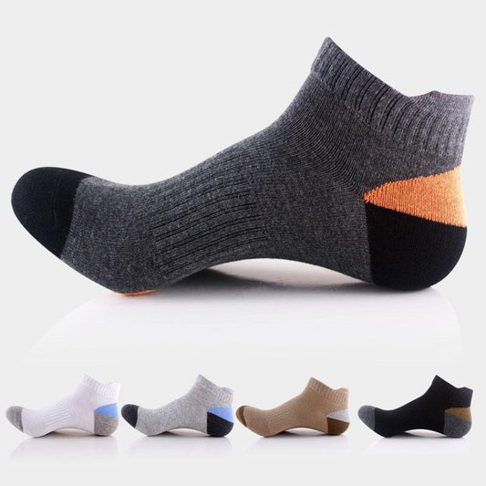 Men's Cotton Cycling Socks - Quick Dry Running Sport Fitness Socks (1U92)