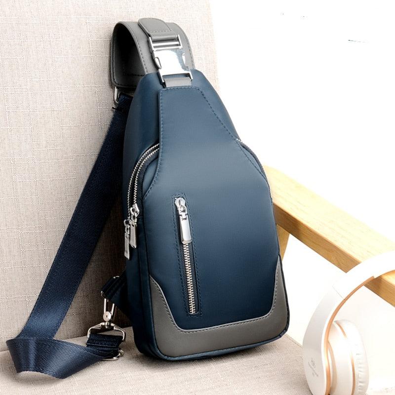 Men's Messenger Bag -Shoulder Oxford Cloth Chest Bags - Crossbody Casual messenger Bags (D79)(LT8)