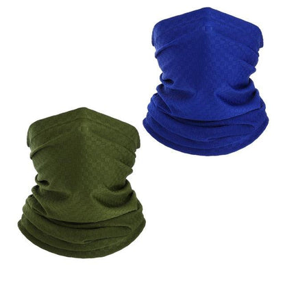 Men's Neck Gaiter Cover Face Scarf - Bandana Tube Scarves Soft Comfortable Smooth (D17)(MA7)