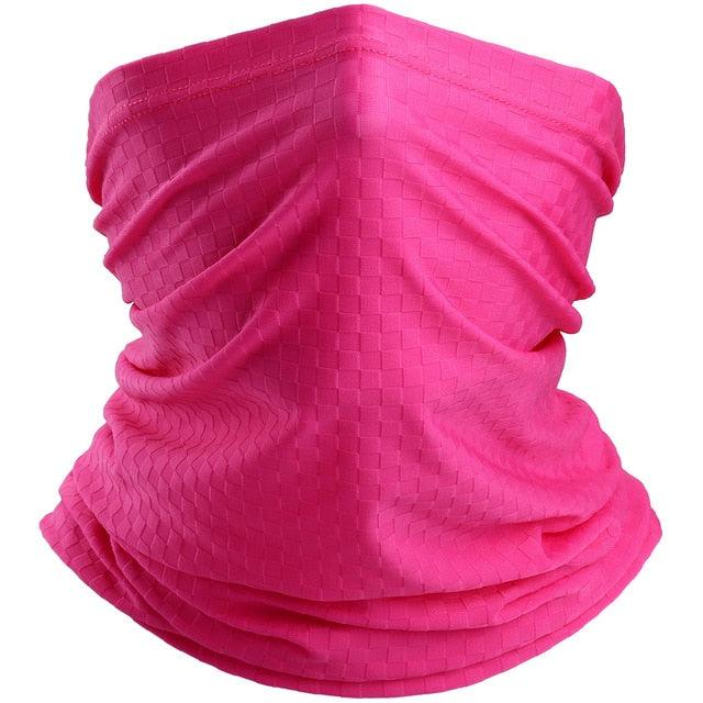 Men's Neck Gaiter Cover Face Scarf - Bandana Tube Scarves Soft Comfortable Smooth (D17)(MA7)
