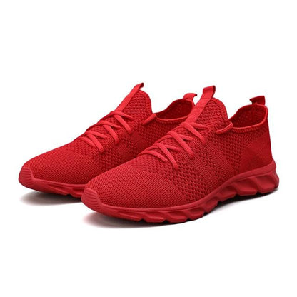 Men Shoes - Casual Summer High Quality Mesh Sneakers - Lightweight Breathable Trainers (1U12)(1U15)