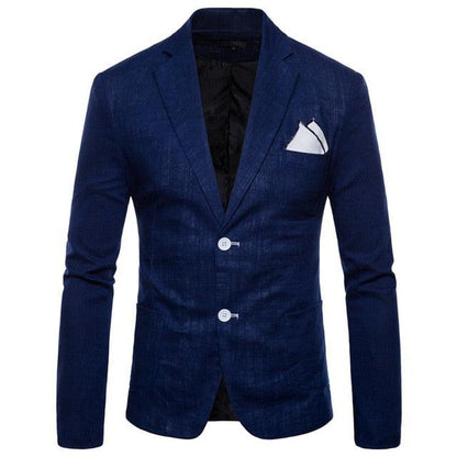 Men's Solid Lightweight Casual Blazer - New Slim Fit Lightweight Suit Blazer (T2M)(CC5)(F8)(F10)