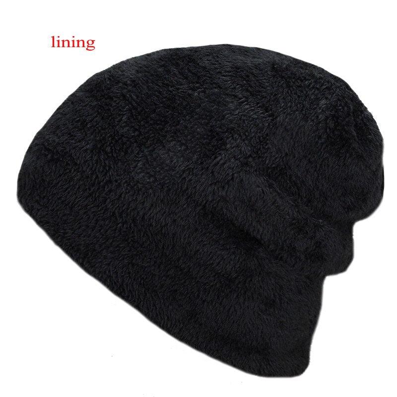 Men's Winter hat Fashion knitted Hats - Thick Warm Beanie - Soft Knitted (MA8)(F103)