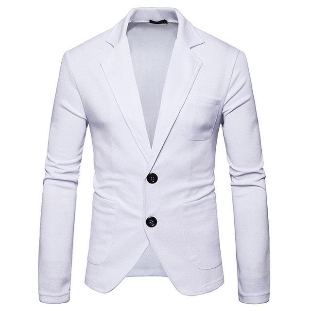Trending Blazers - Fashion Casual Slim Fit Button Suit Blazer Jacket (2U10)