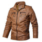 Amazing Great Quality Men's Leather Jackets - Winter New Casual Motorcycle PU Jacket - Biker Leather Coats (D100)(TM3)(CC1)