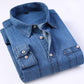 Men's Regular Fit Long Sleeve Shirt - Thin Casual Cotton Shirts (D8)(TM1)