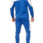 Men's Tracksuit Jogging Suit - Side Stripe Hoodies Set - Work Out Clothes Jogger Set Gym Clothing (TM9)(F101)