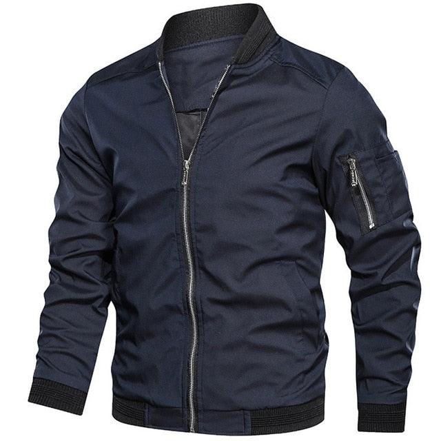 Trending Men's Jackets - Men's Bomber Spring Autumn Jacket - Fashion Army Outdoors Streetwear (TM3)(F100)