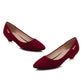 Amazing Low Heels Women Pumps Shoes - Fashion Strange Style Heels - Shallow Pointed Toe Shoes (D37)(SH3)(SH1)(FS)