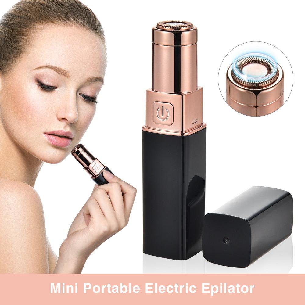 Mini Portable Electric Epilator USB Rechargeable Cordless Shaver Painless Body Hair Shaver (D86)(M5)(1U86)