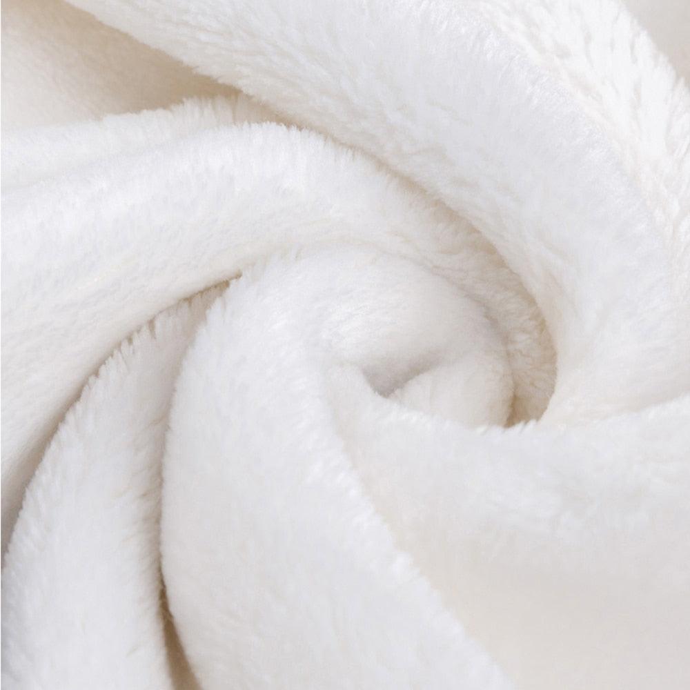 Cute Rabbit Printing Flannel Blanket for Kindergarten Cartoon Animal Throw Blankets On Bed Sofa Bedding (4BM)(F63)