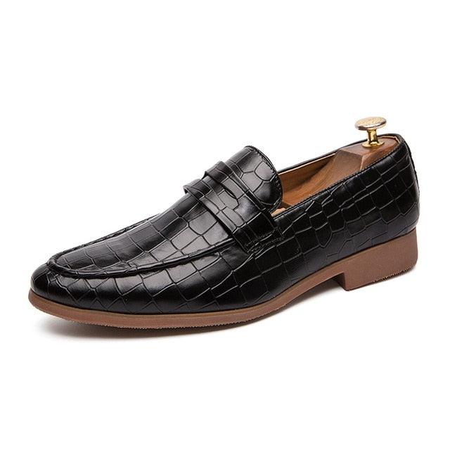 Trending Summer Men's Fashion Loafers British Gentleman Dress Formal PU Leather Shoes (MSF3)(F14)