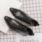 Brogue College Style Men Chelsea Boots - Lace up Versatile Leather Ankle Casual Short Boots (D13)(MSB2)(MSF1)(MSF6)(MSC4)(MSB5)(MSC1)