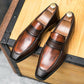 Men's Dress Shoes- PU Leather Casual British Office Shoes (D14)(MSF3)