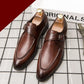 Great Buckle Strap Italian Dress Shoes - Men Brogue Style Leather Wedding Shoes (MSF5)(F14)