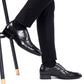 Classic Men's Dress Shoes - Derby PU Leather Elegant Suit Business Formal Oxfords Shoes (D14)(MSF1)
