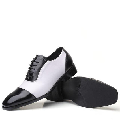 Oxford PU Leather Men's Dress Shoes - Brogue Men Flats Loafers (MSF1)(MSC4)(MSC1)(F14)