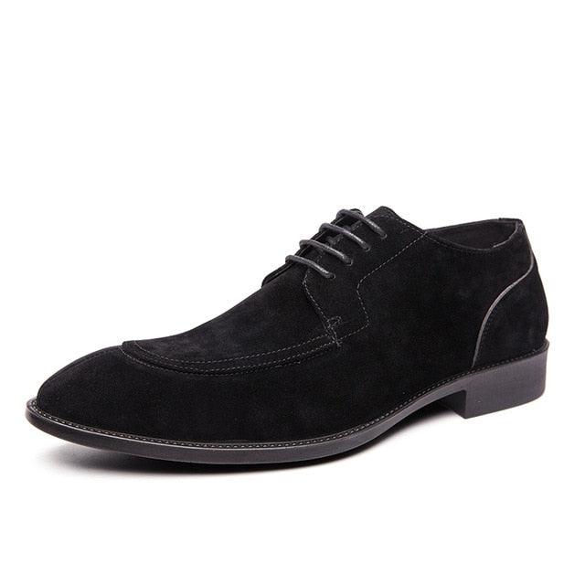 Men Flats Casual Pointy Lace-up Dress Shoes (MSF2)(MSC4)(MSC1)
