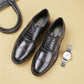 Great Brogue Gentleman Dress Shoes - Pointy Lace-up Office Business Wedding Suit Shoes (MSF1)(MSF4)(F14)