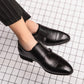 Great Italian Monk-Strap Shoes - Men Leather Pointed Toe Fashion Dress Shoes (D14)(MSF5)(MSC1)