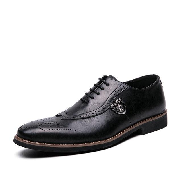 Pretty Uniform Dress Men's Shoes - British Men's Suit Formal Leather Shoes (D14)(MSF1)(MSF4)(MSC1)