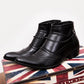 Men's Cap Toe Ankle Lace-up Dress Motorcycle Boots - Leather Zipper Booties (MSB2)(MSF6)(MSB3)(MSB5)(MSC1)(F13)